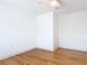 Bedroom featuring hardwood floors, a ceiling fan at 1510 Live Oak St, New Smyrna Beach, FL 32168