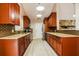 A spacious kitchen with stainless steel appliances and granite countertops at 1582 Darlington Ave, Deltona, FL 32725