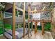 Imaginative ' bedroom featuring a custom-built treehouse-themed bunk bed and play area at 2511 Calabria Ave, Davenport, FL 33897