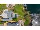 Aerial view of a home on the water at 3120 Downs Cove Rd, Windermere, FL 34786