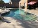 Backyard pool with a spacious patio and outdoor seating area at 3220 Town And Country Rd, Oviedo, FL 32766