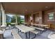 A covered picnic area featuring multiple picnic tables at 4038 Hunters Park Ln, Orlando, FL 32837