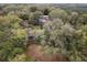 Aerial view of property surrounded by dense trees and lush landscapes at 7252 June Bug Ln, Orlando, FL 32818