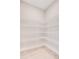 Walk-in pantry featuring custom shelving offering ample storage space for kitchen essentials at 11464 Beau Repost Dr, Orlando, FL 32832