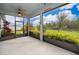 Screened patio with great backyard views, offering a relaxing outdoor space at 12191 Sumter Dr, Orlando, FL 32824