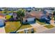 Aerial view of the home with well manicured lawn at 3109 Bear Path, Kissimmee, FL 34746
