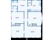 Detailed floor plan showcasing bedrooms, living room, kitchen, dining, bathroom, and pantry layout with dimensions at 3512 Central Ave, Coleman, FL 33521