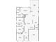 Detailed floor plan showcasing the layout of the home's bedrooms, bathrooms, and living spaces at 5580 Berwood Dr, Orlando, FL 32810