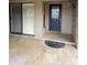 Covered porch with tile and decorative black front door at 1055 Kensington Park Dr # 503, Altamonte Springs, FL 32714