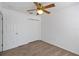 A bedroom featuring carpet flooring, a ceiling fan with lighting, and a closet at 2913 Ashford Park Pl, Oviedo, FL 32765