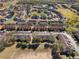 A scenic aerial view of a residential community featuring well-maintained landscaping and numerous homes at 3653 Calabria Ave, Davenport, FL 33897