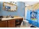 Unique bathroom with charming design features and a spacious vanity area at 3653 Calabria Ave, Davenport, FL 33897