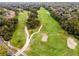 Lush golf course aerial view, great for recreation and enjoying the outdoors at 112 E Cumberland Cir, Longwood, FL 32779