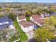 Aerial shot showcasing the home's location, backyard with pool, and surrounding neighborhood at 11402 Camden Loop Way, Windermere, FL 34786