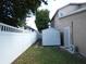 Backyard with a utility shed near the home at 1230 Elegance Ct, Orlando, FL 32828