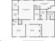 Upstairs floor plan shows the bedrooms and living spaces at 1317 Independence Ln, Mount Dora, FL 32757