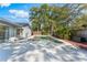 Backyard featuring a sparkling swimming pool with lush landscaping and privacy fence at 172 Post And Rail Rd, Longwood, FL 32750