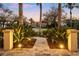 Charming front walkway with landscape lighting, leading to an inviting home at 3123 Bentonshire Pl, Longwood, FL 32779