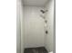 Contemporary shower with white subway tile, a shower niche, and a shower head at 3224 Holland Dr, Orlando, FL 32825