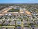 Aerial view of home with pool in residential community near developing commercial areas at 713 Duff Dr, Winter Garden, FL 34787