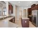 Bright and airy kitchen featuring a center island and breakfast bar at 713 Duff Dr, Winter Garden, FL 34787