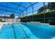 Beautiful screened-in pool with serene views provides a tranquil space for relaxation and recreation at 713 Duff Dr, Winter Garden, FL 34787