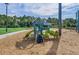 playground featuring fun slides, climbing structures, and a soft ground cover for safe play at 7182 Painted Bunting Way, St Cloud, FL 34773