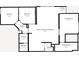 Detailed floor plan showcasing the layout of the bedrooms, bathrooms, kitchen, and living spaces at 13046 Island Breeze Ct, Orlando, FL 32824