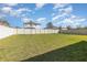 Spacious backyard with lush green lawn, perfect for outdoor activities and recreation at 204 Pinecrest Rd, Mount Dora, FL 32757