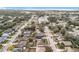 Aerial view of a residential neighborhood with well-maintained homes and landscaping at 250 Ryans Ridge Ave, Eustis, FL 32726