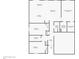 Floor plan showing layout of a single-Gathering home with dimensions of each room at 281 Edisto Pl, Apopka, FL 32712