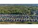 Aerial view of a residential neighborhood showcasing well-kept homes with manicured lawns and mature trees at 322 High Vista, Davenport, FL 33837