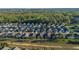 Scenic aerial view of a well-maintained community, featuring lush greenery and neatly arranged homes at 322 High Vista, Davenport, FL 33837