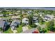 Beautiful aerial view of the homes and landscape in a quiet coastal neighborhood near the Halifax River at 44 Capistrano Dr, Ormond Beach, FL 32176