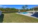 Spacious backyard featuring a pool, spa, and climbing rock, perfect for fun at 5142 Sage Cedar Pl, Sanford, FL 32771