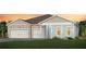 Charming single-Gathering home featuring stone accents, a two-car garage, and fresh landscaping at 1593 Evening Summit Cir, Minneola, FL 34715
