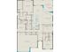 Detailed floor plan showcasing the layout of the home with multiple bedrooms and a three car garage at 1593 Evening Summit Cir, Minneola, FL 34715
