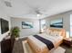 Comfortable bedroom with a cozy bed, soft rug, and a large window for ample natural light at 1613 Reflection Cv, St Cloud, FL 34771
