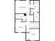Floor plan showing layout of primary bedroom, bedrooms, baths, hall, and walk in closet at 1613 Reflection Cv, St Cloud, FL 34771