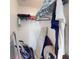 Inside a packed walk-in closet featuring shelves and other storage items at 1705 S Atlantic Ave # 402, New Smyrna Beach, FL 32169