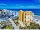 Elegant exterior view of a beachfront property, with ocean views and proximity to local attractions at 1705 S Atlantic Ave # 402, New Smyrna Beach, FL 32169