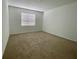 Cozy bedroom featuring plush carpeting, a large window, and ample closet space at 2668 Spider Lily Ct, Clermont, FL 34711