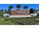 Elegant Lakeview Preserve community sign surrounded by lush landscaping, creating a welcoming entrance at 3186 Sailing Pier Ave, Winter Garden, FL 34787