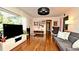 Inviting living room featuring hardwood floors, modern decor, and ample natural light at 3714 Virginia Dr, Orlando, FL 32803