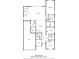 Detailed floor plan featuring kitchen, living area, bedrooms, and garage at 4210 Sunset Preserve Blvd, Orlando, FL 32820