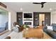 Cozy living room with fireplace and modern decor at 4210 Sunset Preserve Blvd, Orlando, FL 32820