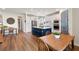 Bright and airy kitchen with an island, stainless appliances, and sleek white cabinetry at 4210 Sunset Preserve Blvd, Orlando, FL 32820