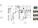 Detailed floor plan of a two-story home with multiple bedrooms at 1171 Lone Palm Way, St Cloud, FL 34771