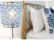 Elegant bedside lamp with crystal accents adds sparkle to the bedroom at 1244 Spinnaker Dr, Lakeland, FL 33805