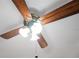 A stylish ceiling fan with a light fixture complements the room's decor at 1244 Spinnaker Dr, Lakeland, FL 33805